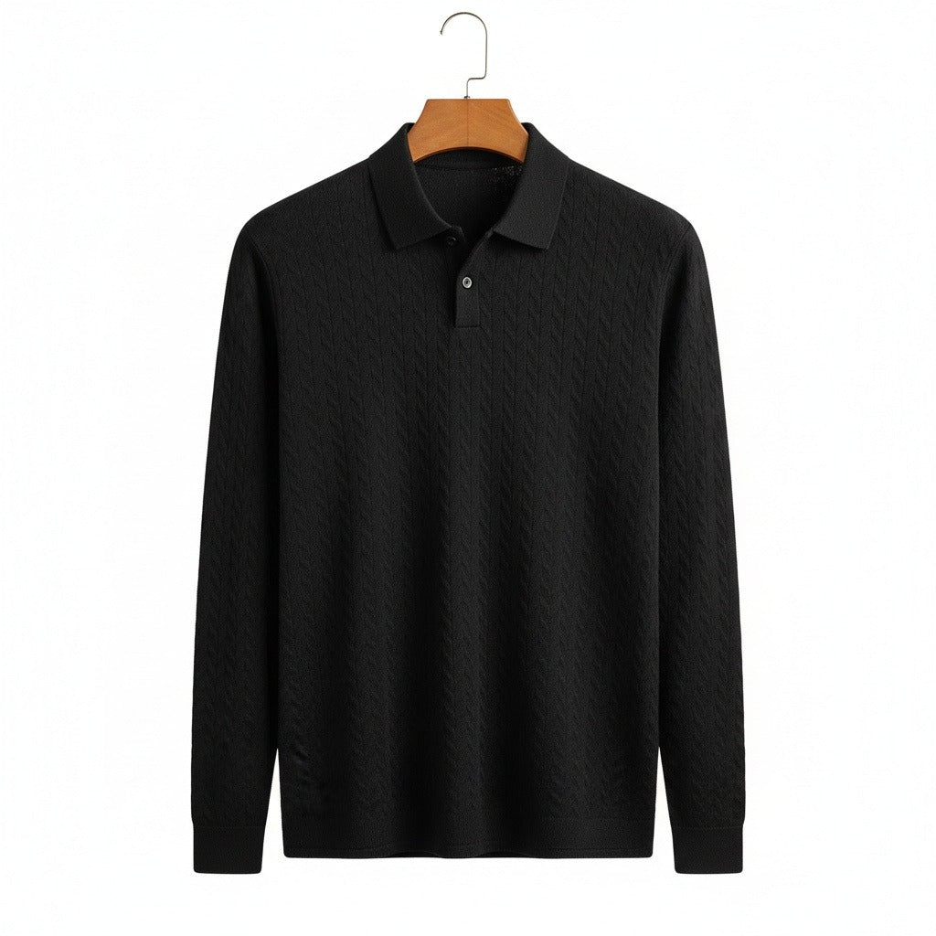 Long Sleeve Textured Shirt