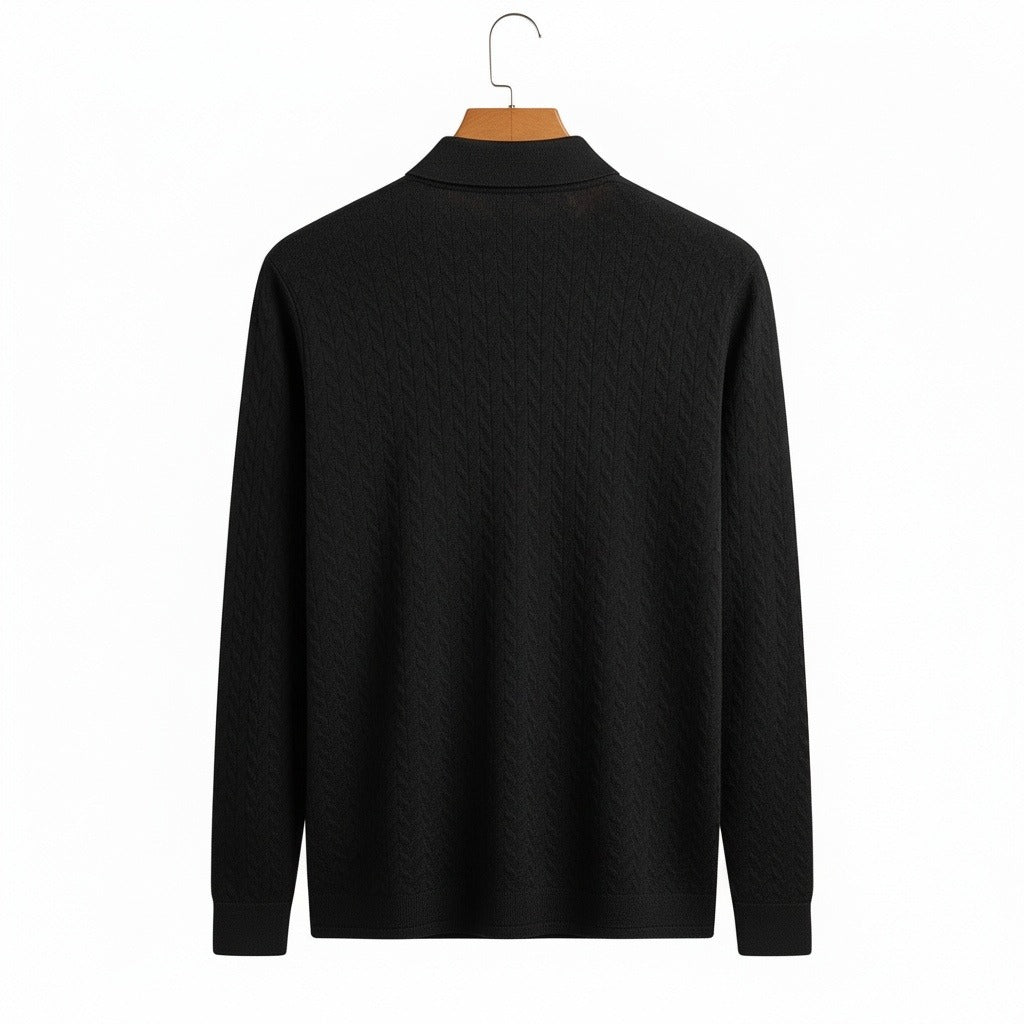 Long Sleeve Textured Shirt