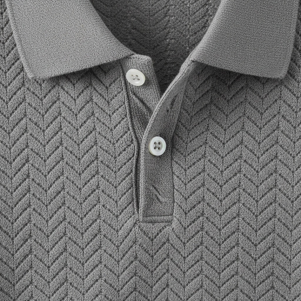 Long Sleeve Textured Shirt