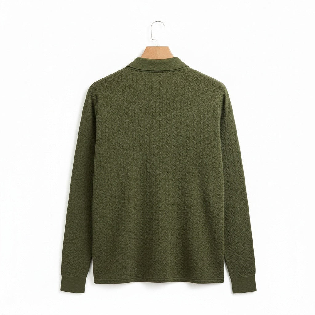 Long Sleeve Textured Shirt