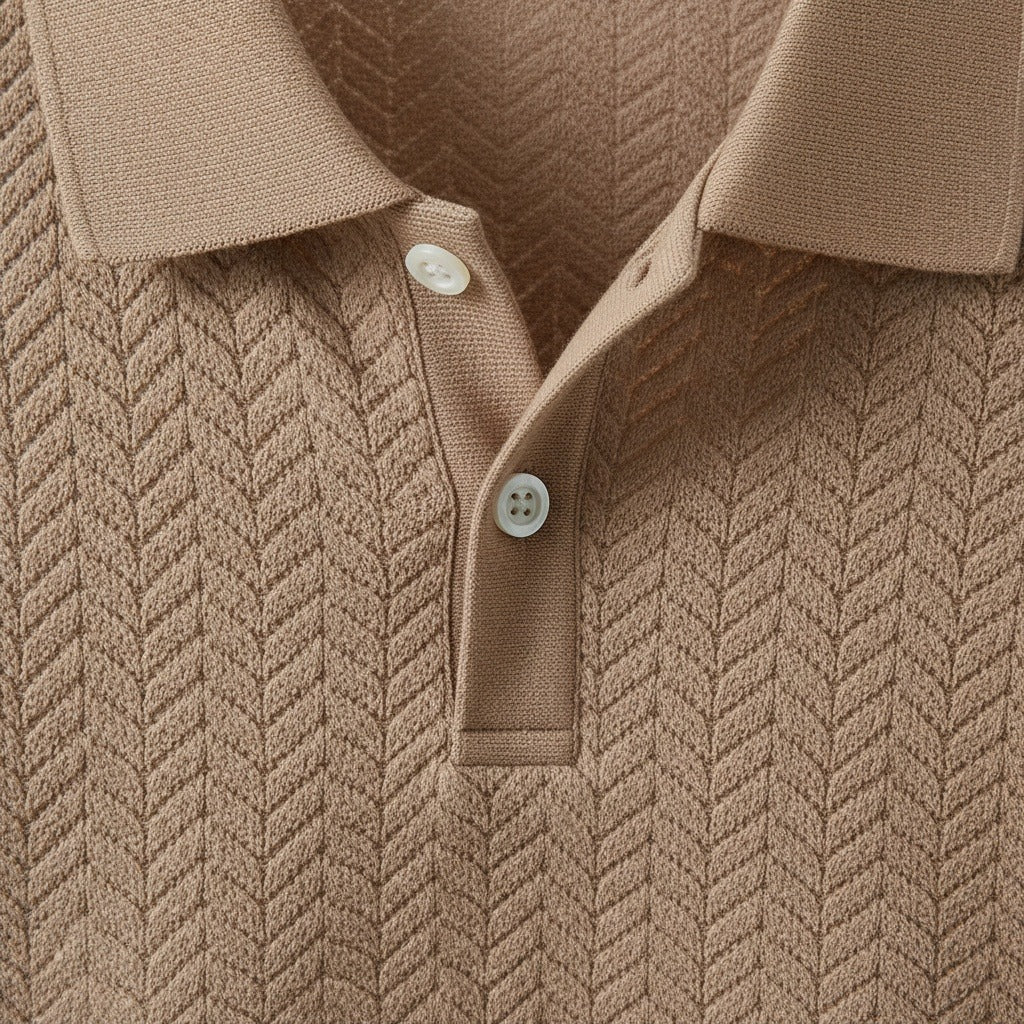 Long Sleeve Textured Shirt