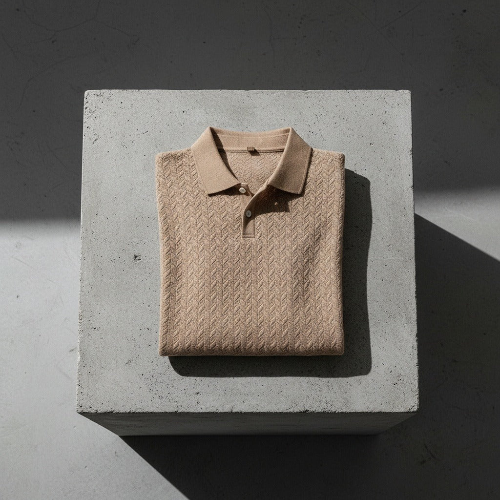 Long Sleeve Textured Shirt