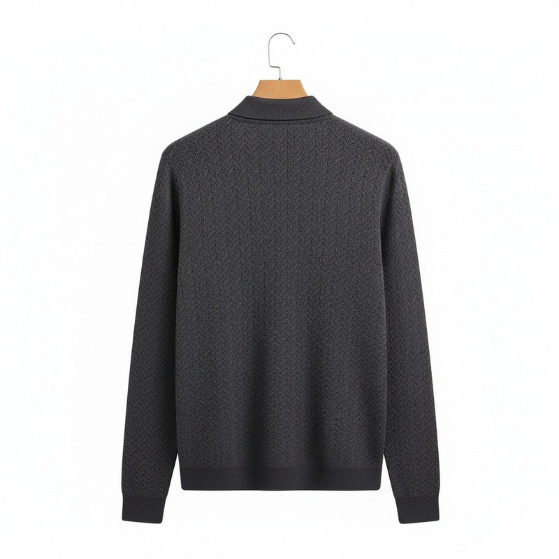 Long Sleeve Textured Shirt
