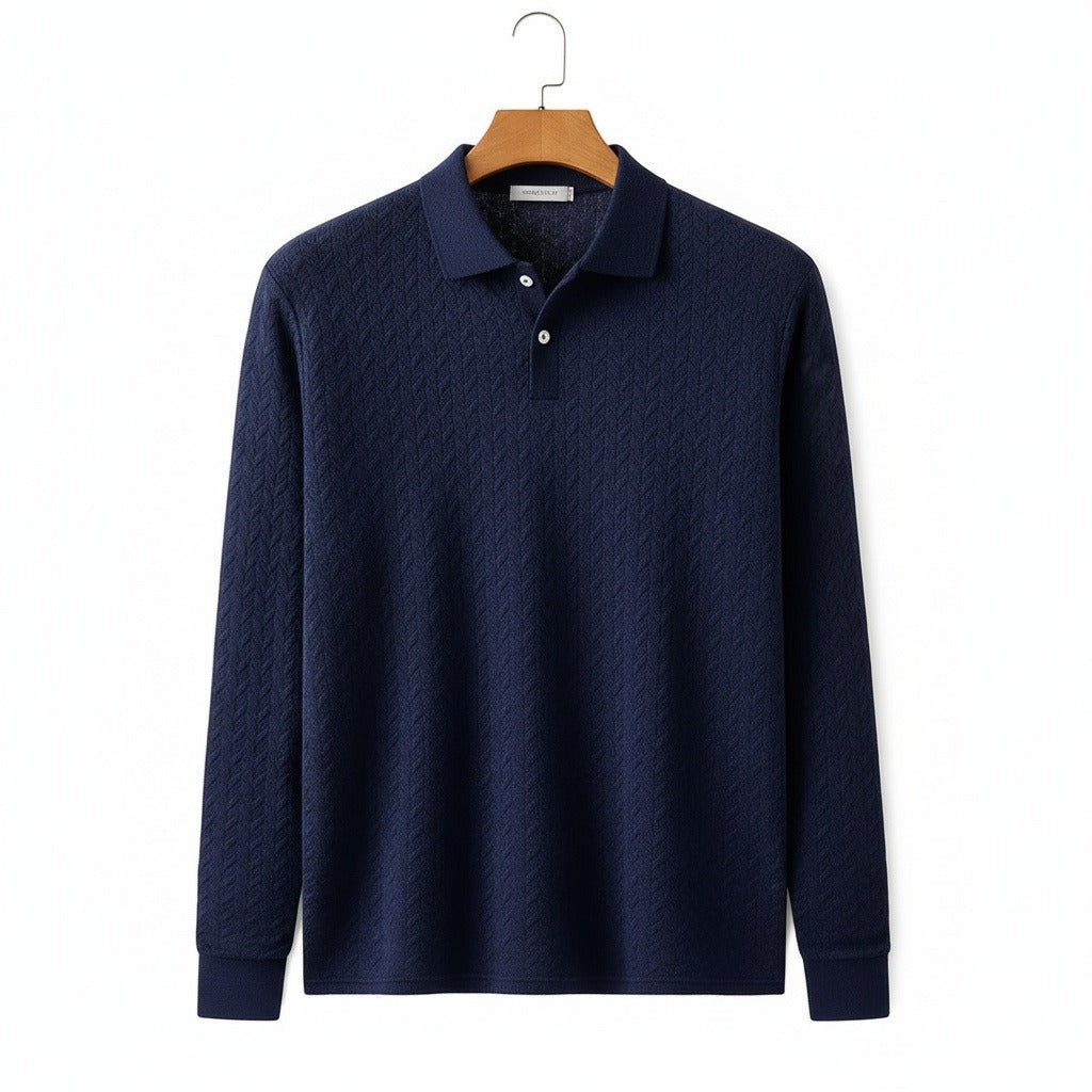 Long Sleeve Textured Shirt