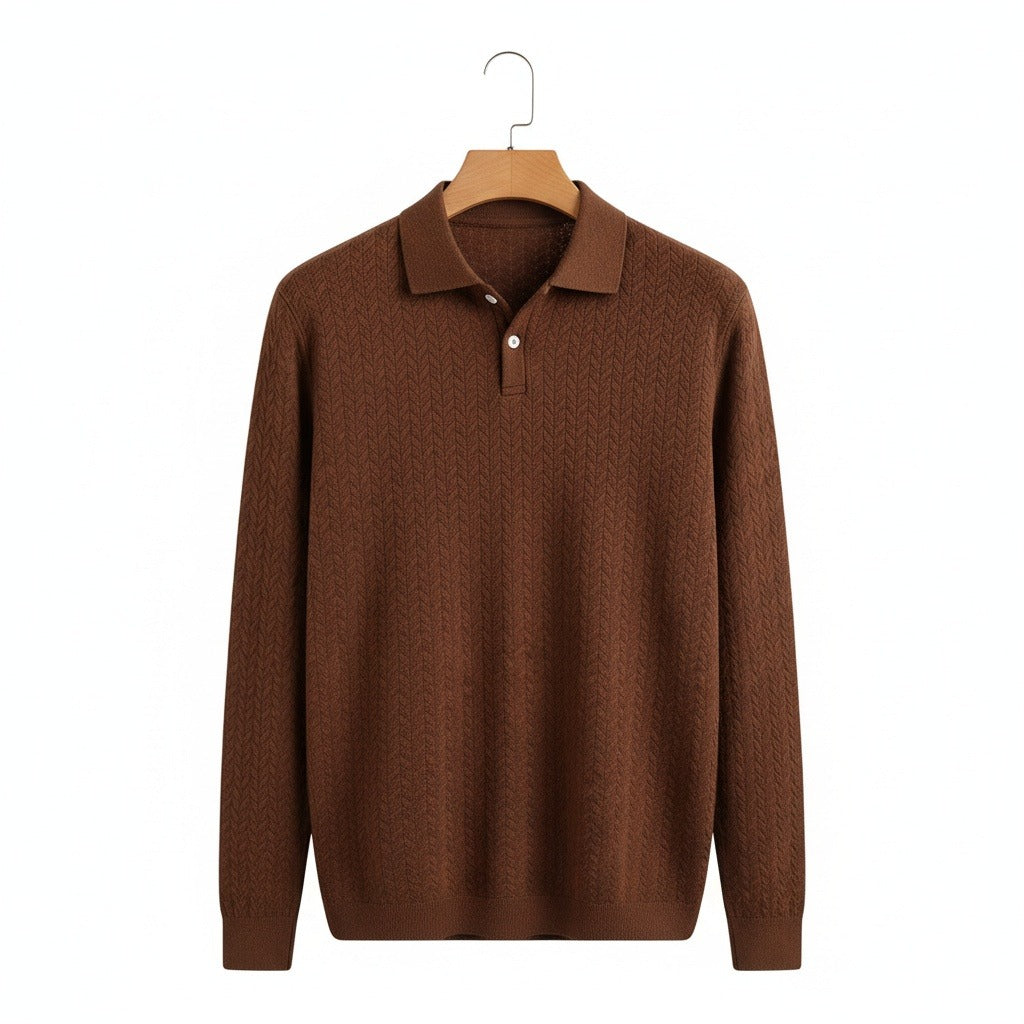 Long Sleeve Textured Shirt