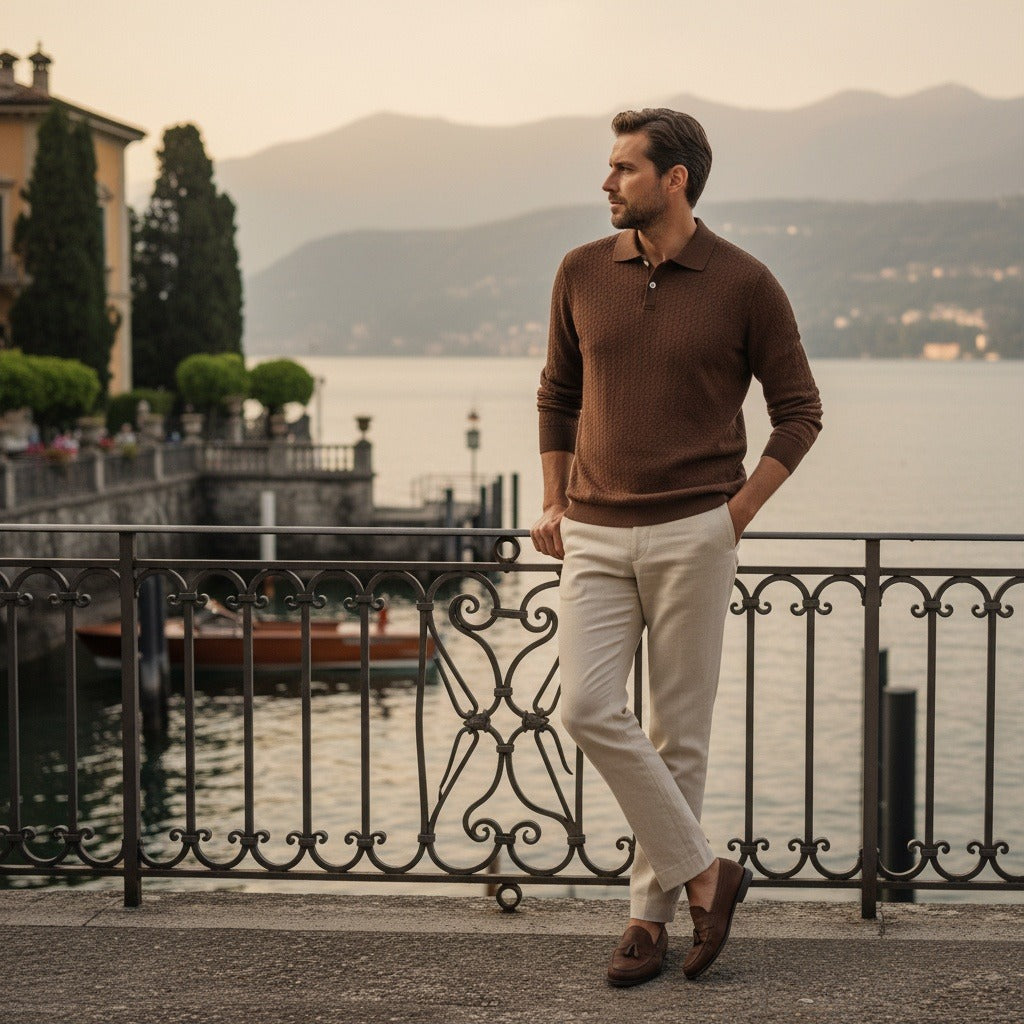 Long Sleeve Textured Shirt