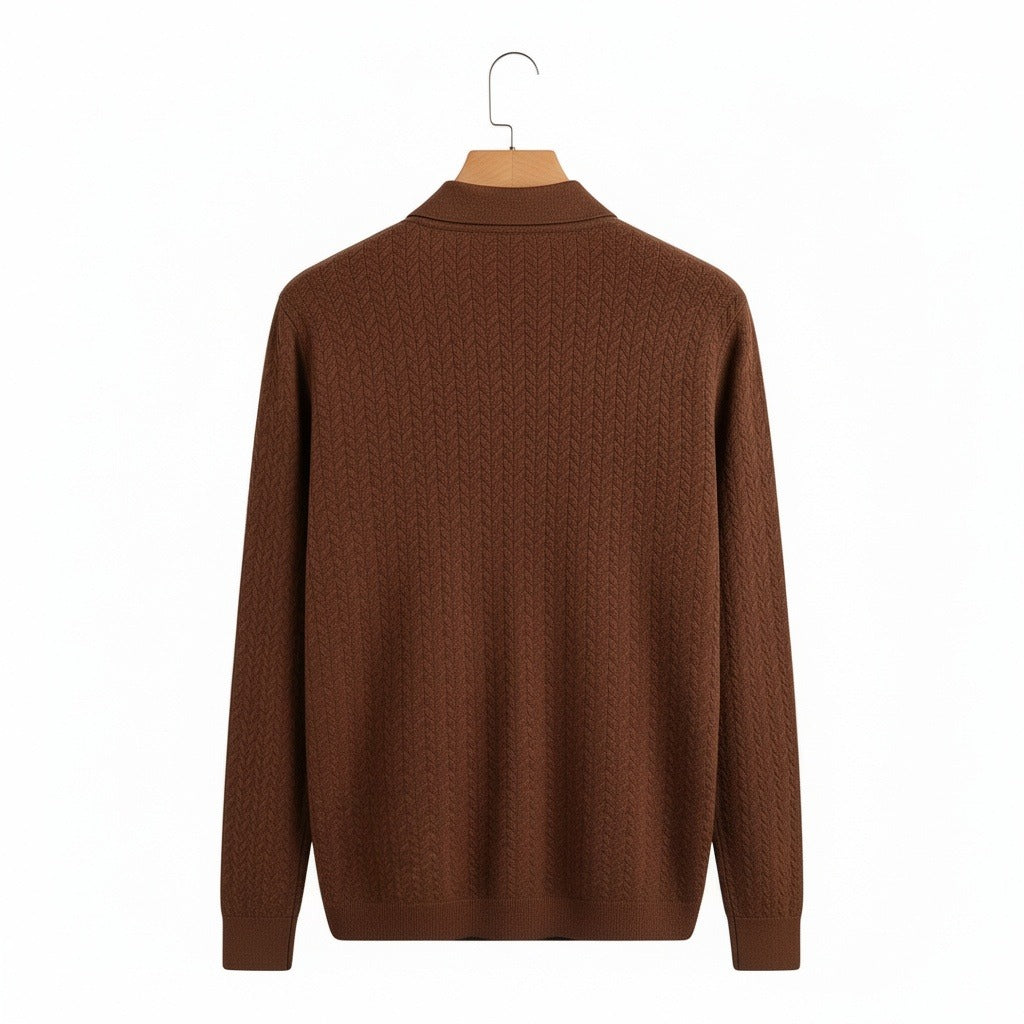 Long Sleeve Textured Shirt