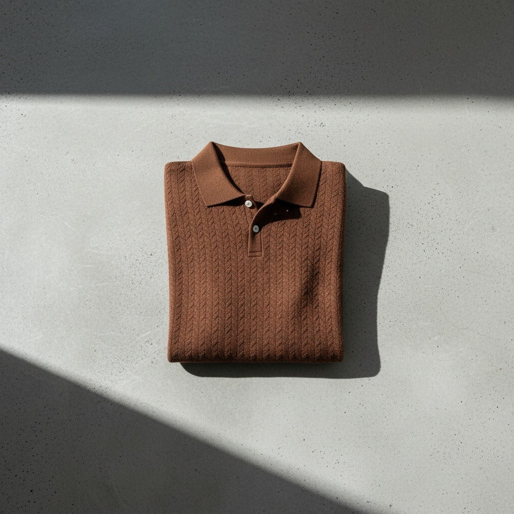 Long Sleeve Textured Shirt
