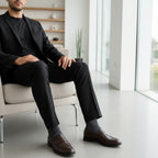 Mens Black Suit Trousers