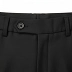 Mens Black Suit Trousers