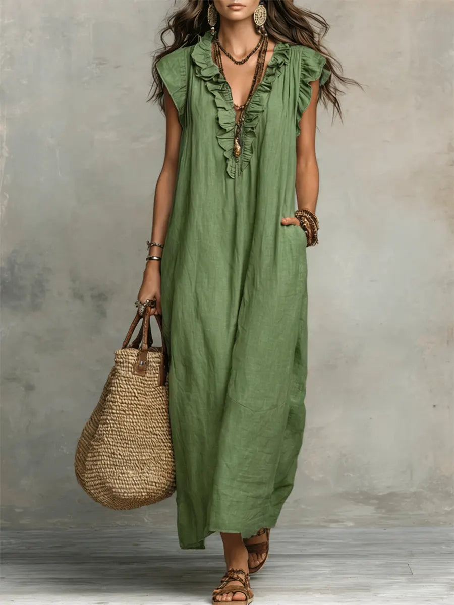 Saoirse | Weightless Boho Maxi Dress