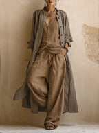 Valentina | Soft Suit with Overcoat