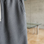 Striped Linen Trousers Men