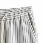 Striped Linen Trousers Men