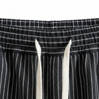 Striped Linen Trousers Men