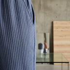 Striped Linen Trousers Men