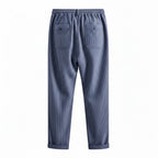 Striped Linen Trousers Men