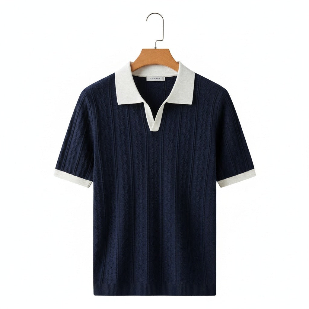 Textured Polo Shirt