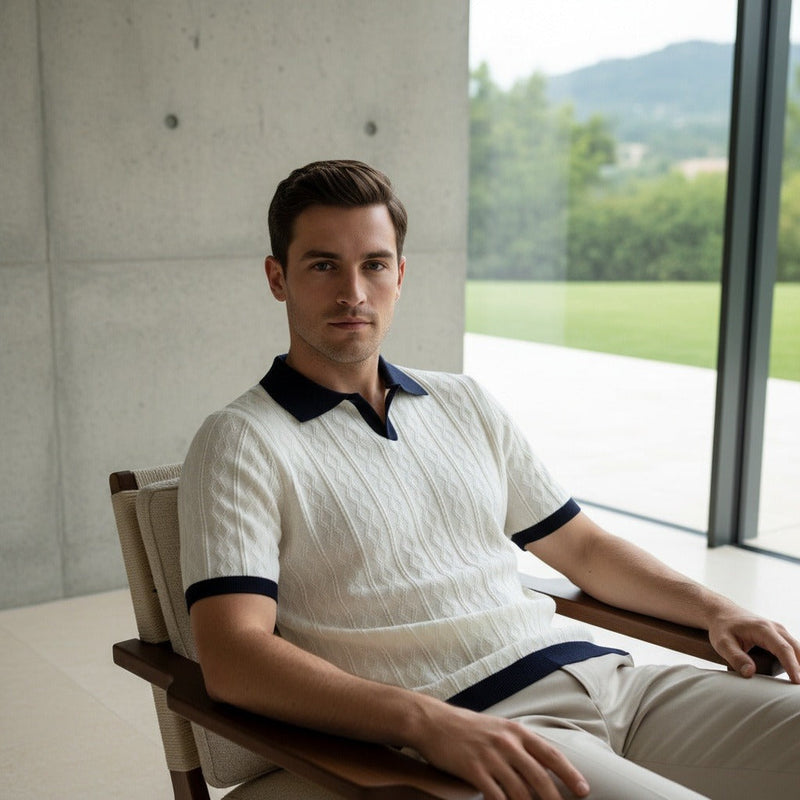 Textured Polo Shirt