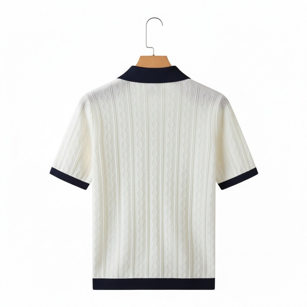 Textured Polo Shirt