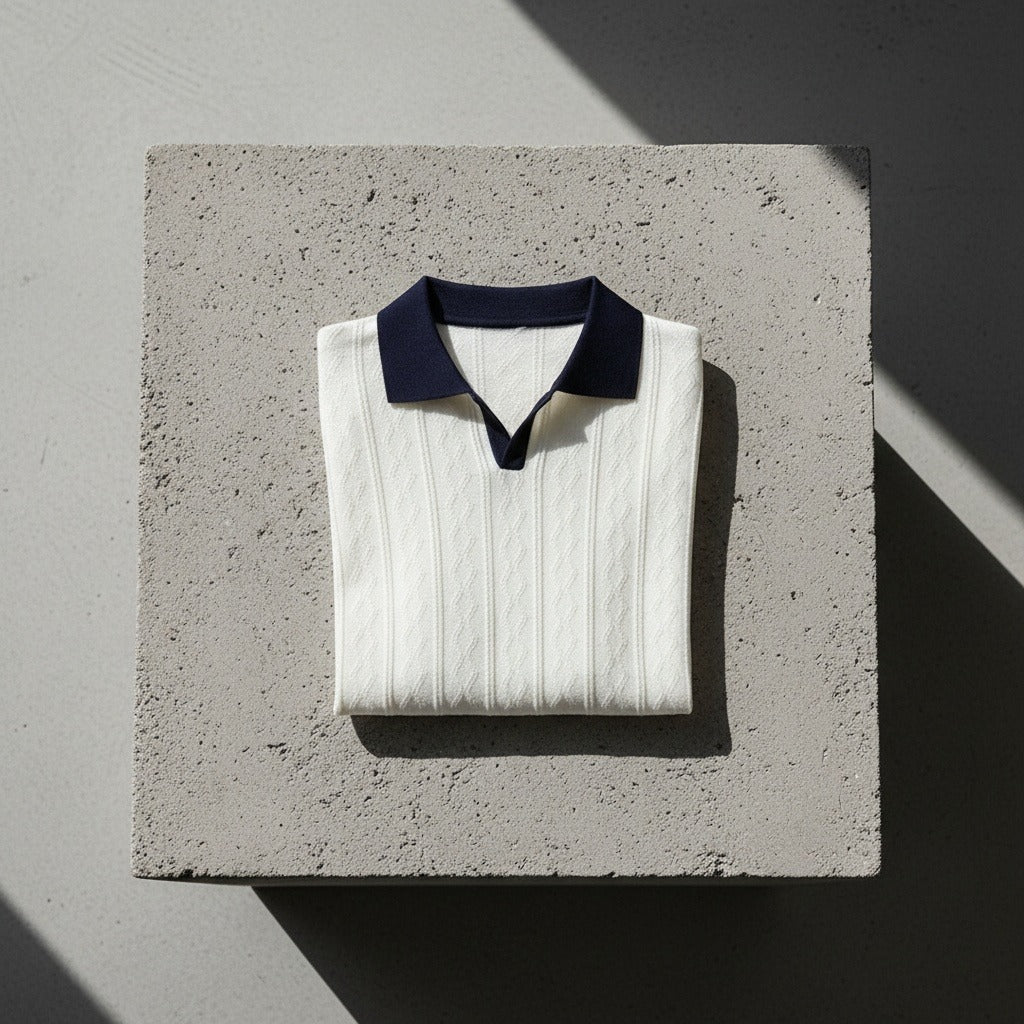 Textured Polo Shirt