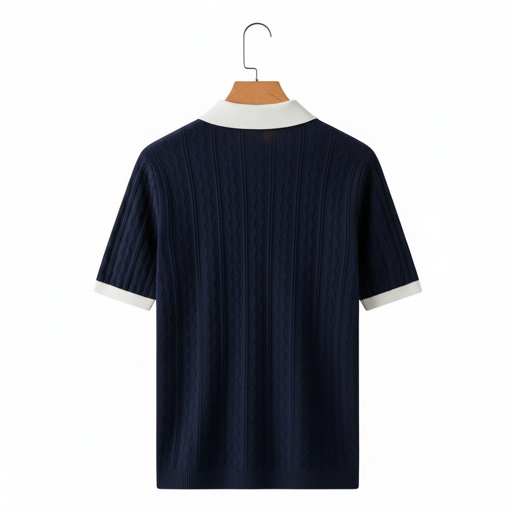 Textured Polo Shirt
