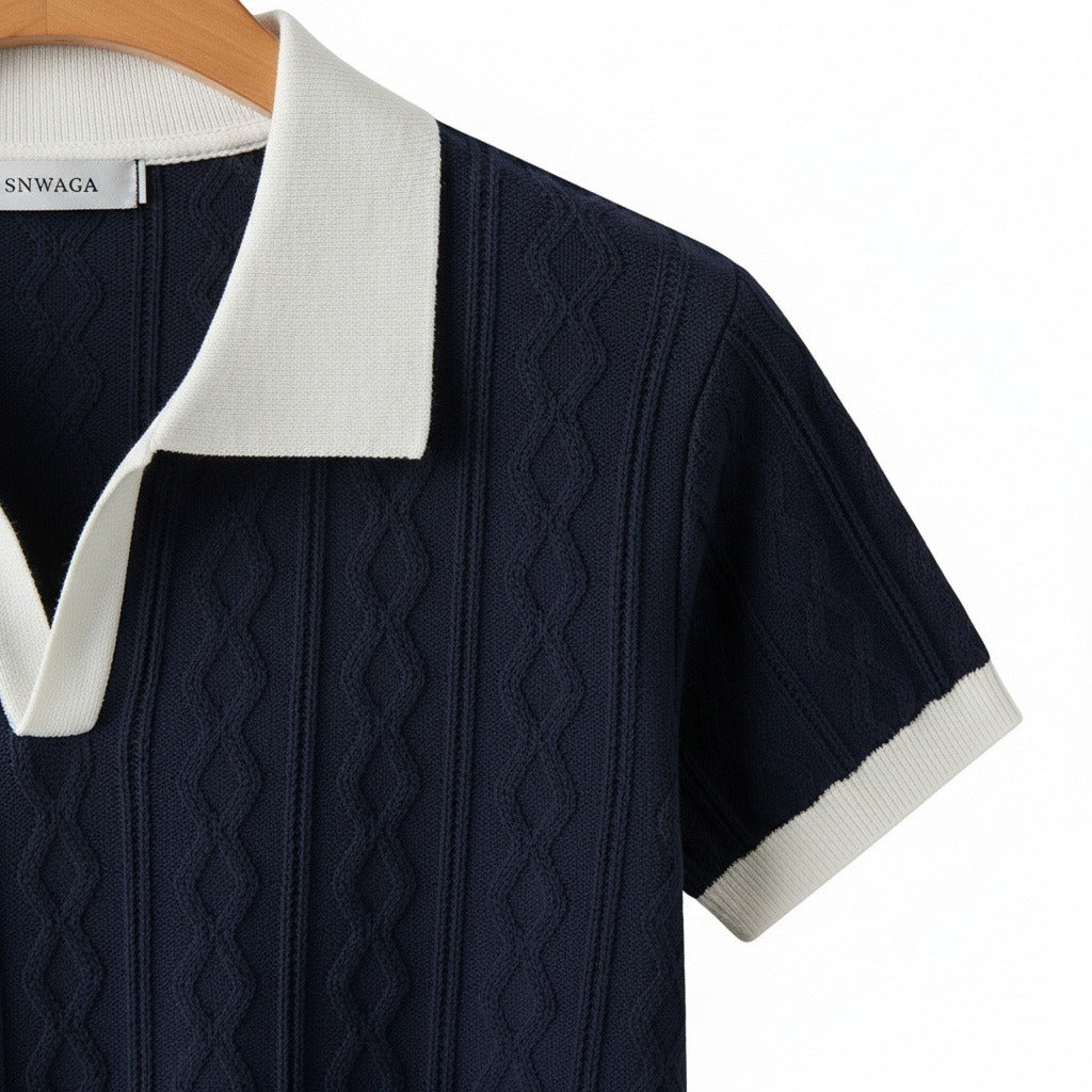 Textured Polo Shirt