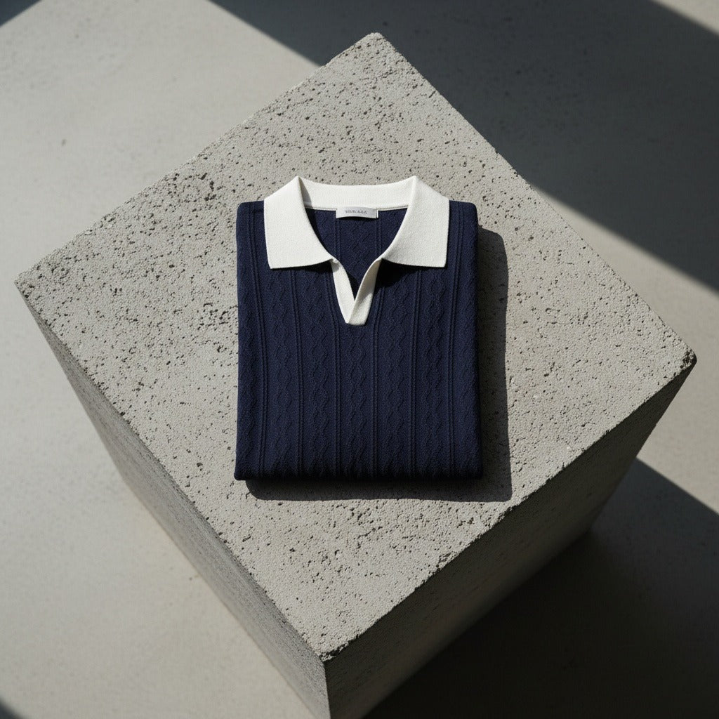 Textured Polo Shirt